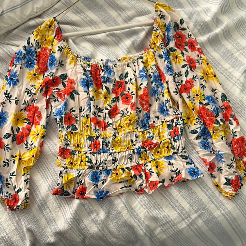 Lost + Wander Colorful Blouse